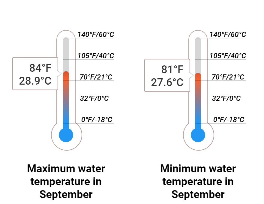 Average Sea temperature